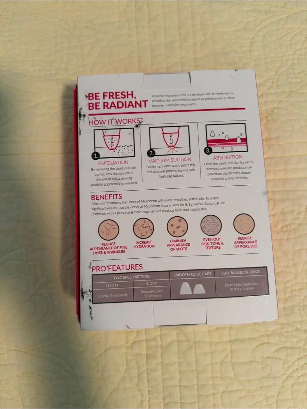 PMD Personal Microderm Pro Exfoliator - Pink